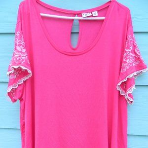 3/$20 Cato pink top